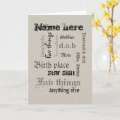 Erstellen Sie eine eigene Word-Cloud-Karte mit Vor Karte (Gelbe Blume)