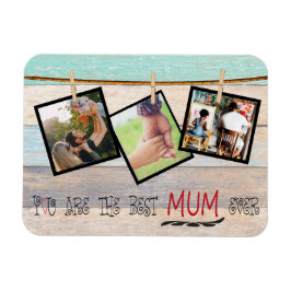 Erstellen Sie eine FotoCollage für Ihre Mama Magnet