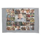 Erstellen Sie eine Funky-FotoCollage mit 27 Fotos Kissenbezug (Vorderseite)