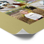 Erstellen Sie eine Funky-FotoCollage mit 27 Fotos Poster (Ecke)