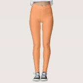 Erstellen Sie eine hellorangefarbene, atemberauben Leggings (Vorderseite)
