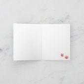 Erstellen Sie eine Herbstnotizkarte (Innenseite)