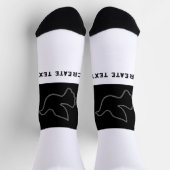 Erstellen Sie eine Liebe für den gedruckten Vogel- Socken (Oben)