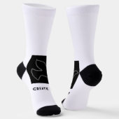 Erstellen Sie eine Liebe für den gedruckten Vogel- Socken (Gewinkelt)