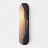 Erstellen Sie eine Personalisierte Foto Gold Monog Skateboard (Vorne)