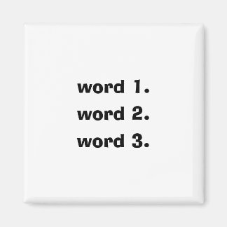 Erstellen Sie einen benutzerdefinierten Text mit e Magnet