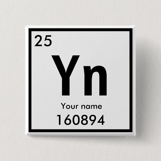 Erstellen Sie einen eigenen Knopf für das chemisch Button (Vorderseite)