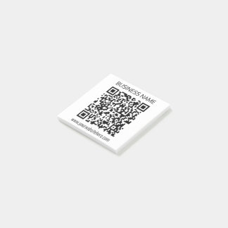 Erstellen Sie einen Geschäfts-QR-Code sofort & edi Post-it Klebezettel