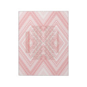 Erstellen Sie einen modernen Hintergrund mit rosa  Notizblock (Rotiert)