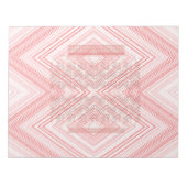 Erstellen Sie einen modernen Hintergrund mit rosa  Notizblock (Vorderseite)