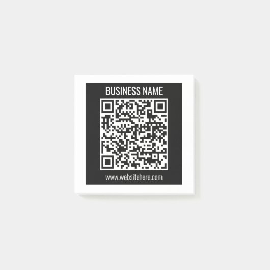 Erstellen Sie einen modernen QR-Code sofort Post-it Klebezettel (Vorderseite)