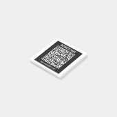 Erstellen Sie einen modernen QR-Code sofort Post-it Klebezettel (angewinkelt)