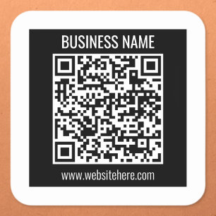 Erstellen Sie einen modernen QR-Code sofort  Quadratischer Aufkleber