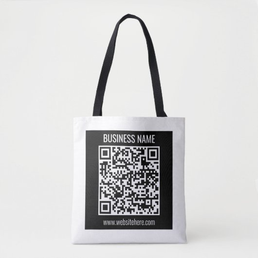 Erstellen Sie einen modernen QR-Code sofort Tasche (Vorderseite)