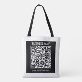 Erstellen Sie einen modernen QR-Code sofort Tasche (Rückseite)