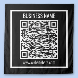 Erstellen Sie einen modernen QR-Code sofort  Wandteppich