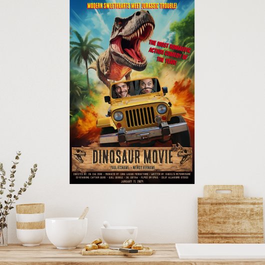 Erstellen Sie einen Personalisierten Dinosaurier-A Poster (Küche)