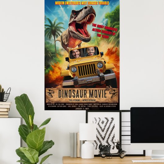 Erstellen Sie einen Personalisierten Dinosaurier-A Poster (Heimbüro)