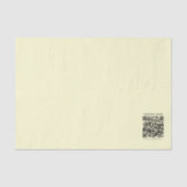 Erstellen Sie einen QR-Code | Blassgelb Seidenpapier (Vorderseite)