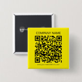 Erstellen Sie einen QR-Code | Leicht erkennbar in Button (Vorne & Hinten)