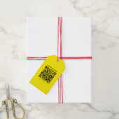 Erstellen Sie einen QR-Code | Leicht erkennbar in Geschenkanhänger (Mit Garn)