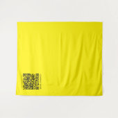 Erstellen Sie einen QR-Code | Leicht erkennbar in Wandteppich (Vorderseite (Horizontal))