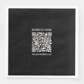 Erstellen Sie einen QR-Code sofort mit der URL Ihr Serviette (Vorderseite)