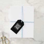 Erstellen Sie einen QR-Code sofort | Moderne einfa Geschenkanhänger (Mit Garn)