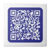 Erstellen Sie einen scannbaren QR-Code | Bearbeitb Fliese (Vorderseite)