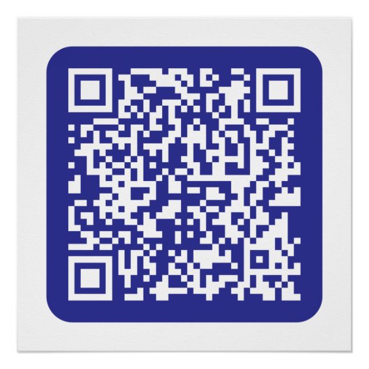 Erstellen Sie einen scannbaren QR-Code | Bearbeitb Poster (Vorderseite)