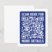 Erstellen Sie einen scannbaren QR-Code | Marinebla (Vorne/Hinten)