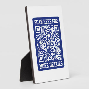 Erstellen Sie einen scannbaren QR-Code Marinebla Fotoplatte