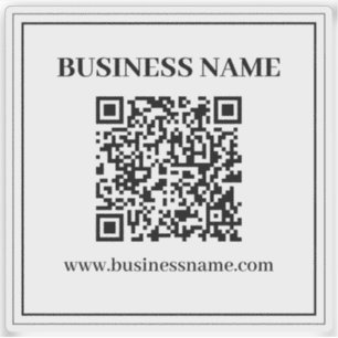 Erstellen Sie einen scannbaren QR-Code   Schwarz & Aufkleber