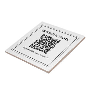 Erstellen Sie einen scannbaren QR-Code Schwarz & Fliese