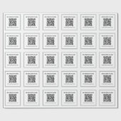 Erstellen Sie einen scannbaren QR-Code | Schwarz & Geschenkpapier (Flach)