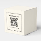 Erstellen Sie einen scannbaren QR-Code | Schwarz & Geschenkschachtel (Vorderseite)