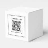 Erstellen Sie einen scannbaren QR-Code | Schwarz & Geschenkschachtel (Vorderseite)