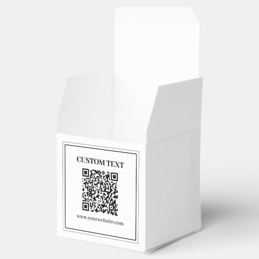 Erstellen Sie einen scannbaren QR-Code | Schwarz & Geschenkschachtel (Geöffnet)