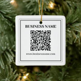 Erstellen Sie einen scannbaren QR-Code | Schwarz & Keramikornament