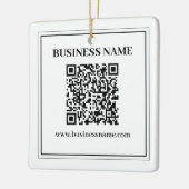 Erstellen Sie einen scannbaren QR-Code | Schwarz & Keramikornament (Links)