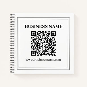 Erstellen Sie einen scannbaren QR-Code   Schwarz & Notizblock