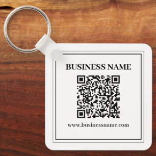 Erstellen Sie einen scannbaren QR-Code   Schwarz & Schlüsselanhänger