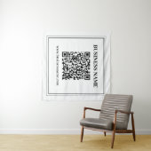 Erstellen Sie einen scannbaren QR-Code | Schwarz & Wandteppich (Beispiel (Horizontal))