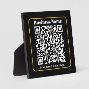 Erstellen Sie einen sofort scannbaren Geschäfts-QR Fotoplatte