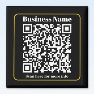 Erstellen Sie einen sofort scannbaren Geschäfts-QR Magnet
