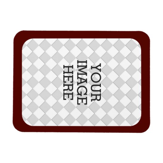 Erstellen Sie einfach Ihr eigenes Foto-Display Bur Magnet (Horizontal)