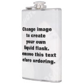 Erstellen Sie einfach Ihr eigenes Foto Flachmann (Links)