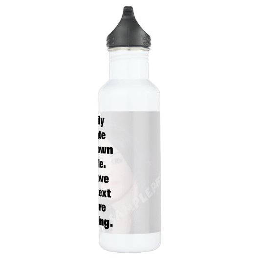Erstellen Sie einfach Ihr eigenes Foto Trinkflasche (Rechts)