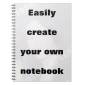 Erstellen Sie einfach Ihr Notebook Entfernen Sie d Notizblock (Vorderseite)