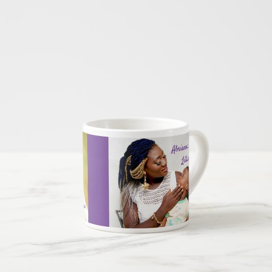 Erstellen Sie einfach Ihr Personalisiertes benutze Espressotasse (Vorderseite Rechts)